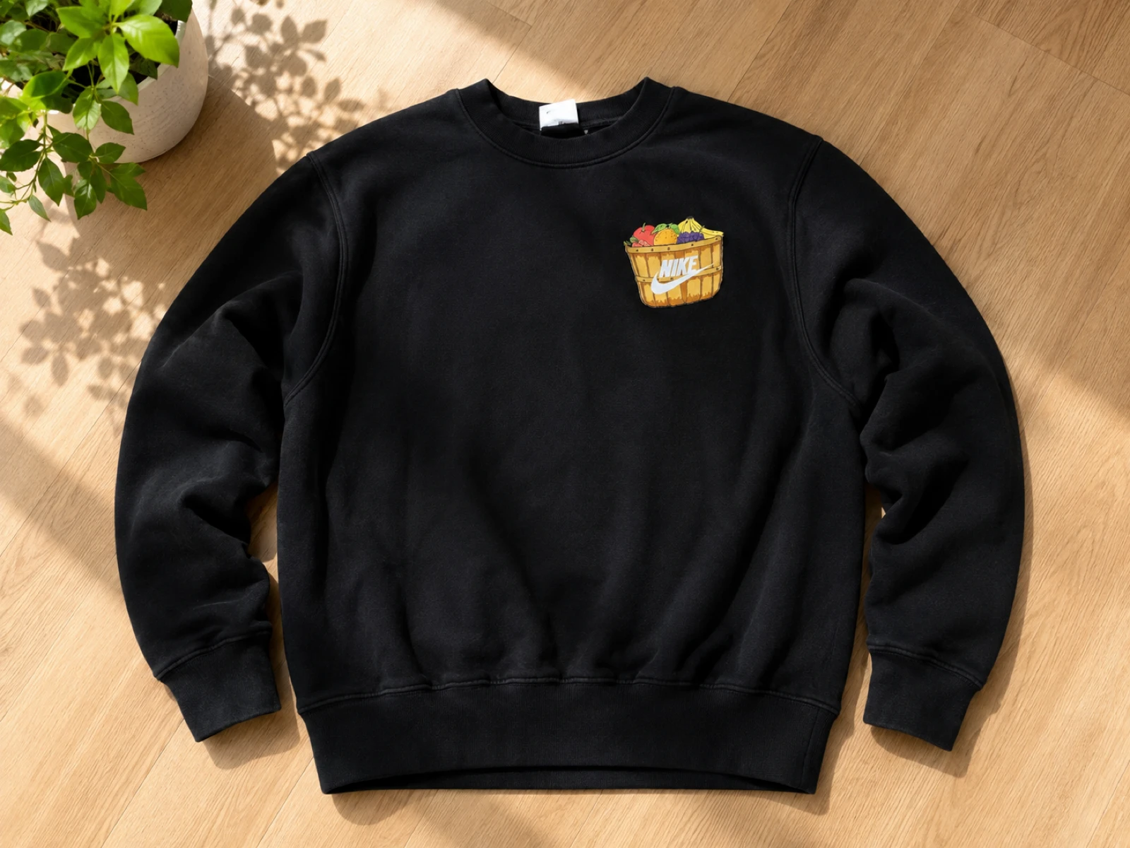 Nike Sweat zwart logo fruitmand – Maat S – Uitstekende staat – photo 2